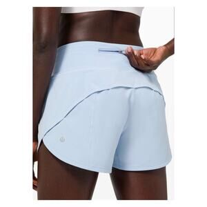 Lululemon Speed Up Shorts Updated Fit 10 tall Blue Linen
